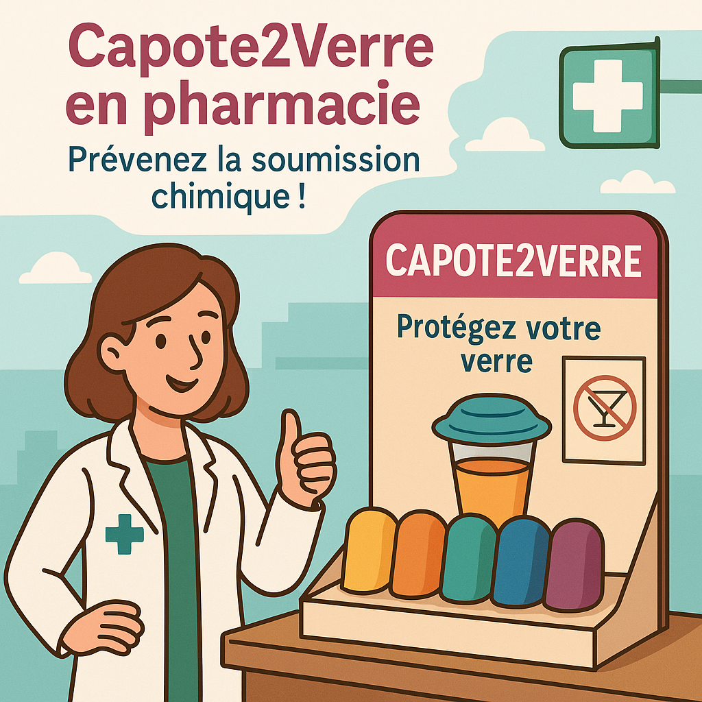 Capote2Verre en pharmacie : rejoignez les officines engagées dans la prévention de la soumission chimique