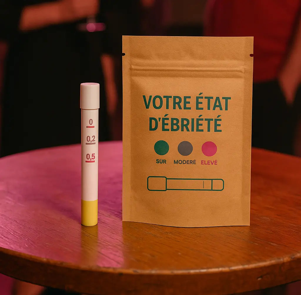 Quel éthylotest jetable choisir pour évaluer son état en soirée ?