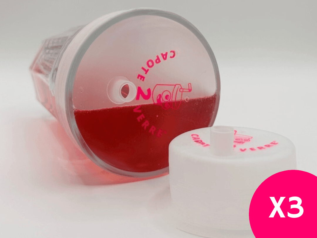 Chouchou Anti-drogue Pour Verre - Protect Your Glass, Réutilisable, Lavable, S'adapte à Tous Les Verres - 8