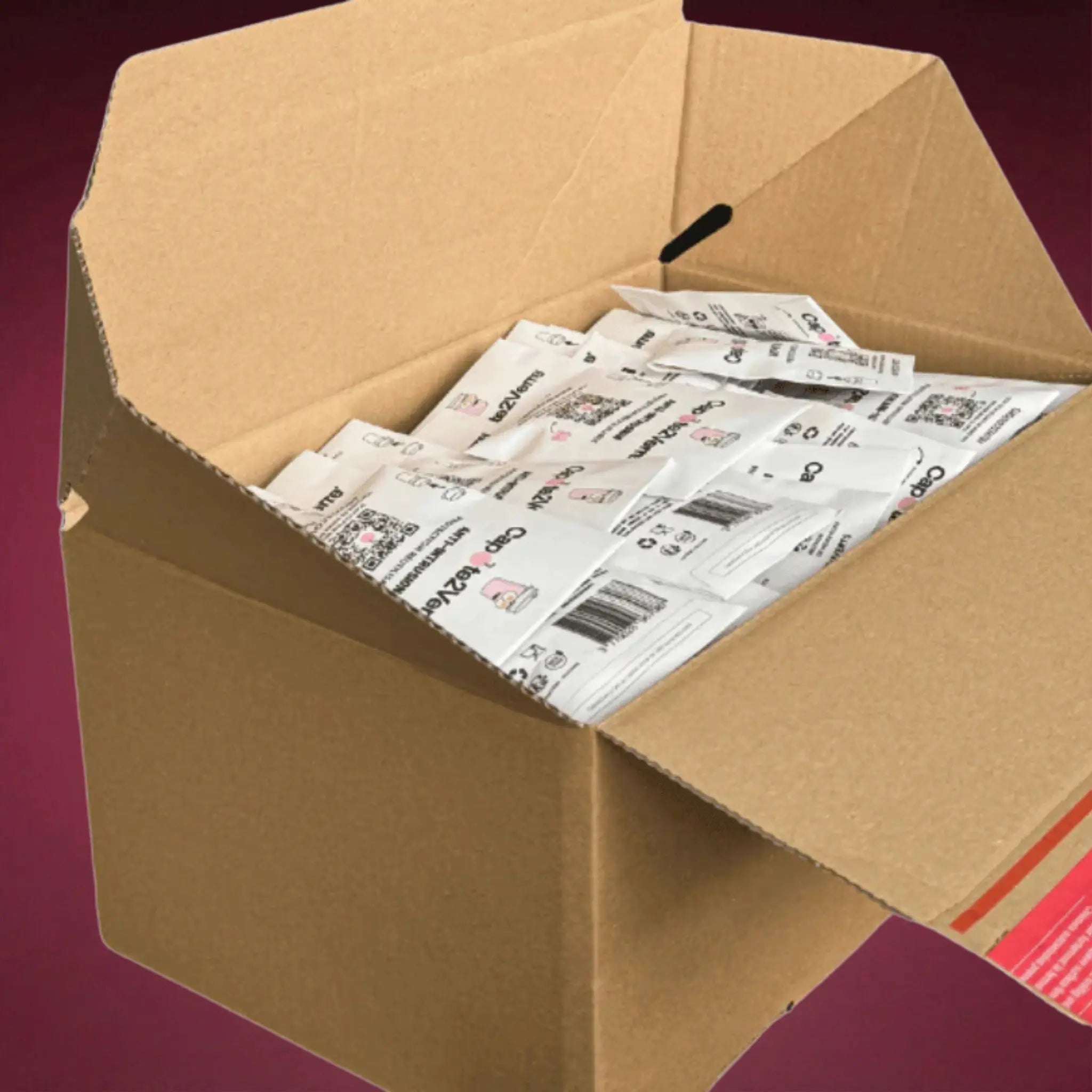 Boite 50 à 1000 Capote2Verre® - Protections anti-drogue pour verre en lot professionnel