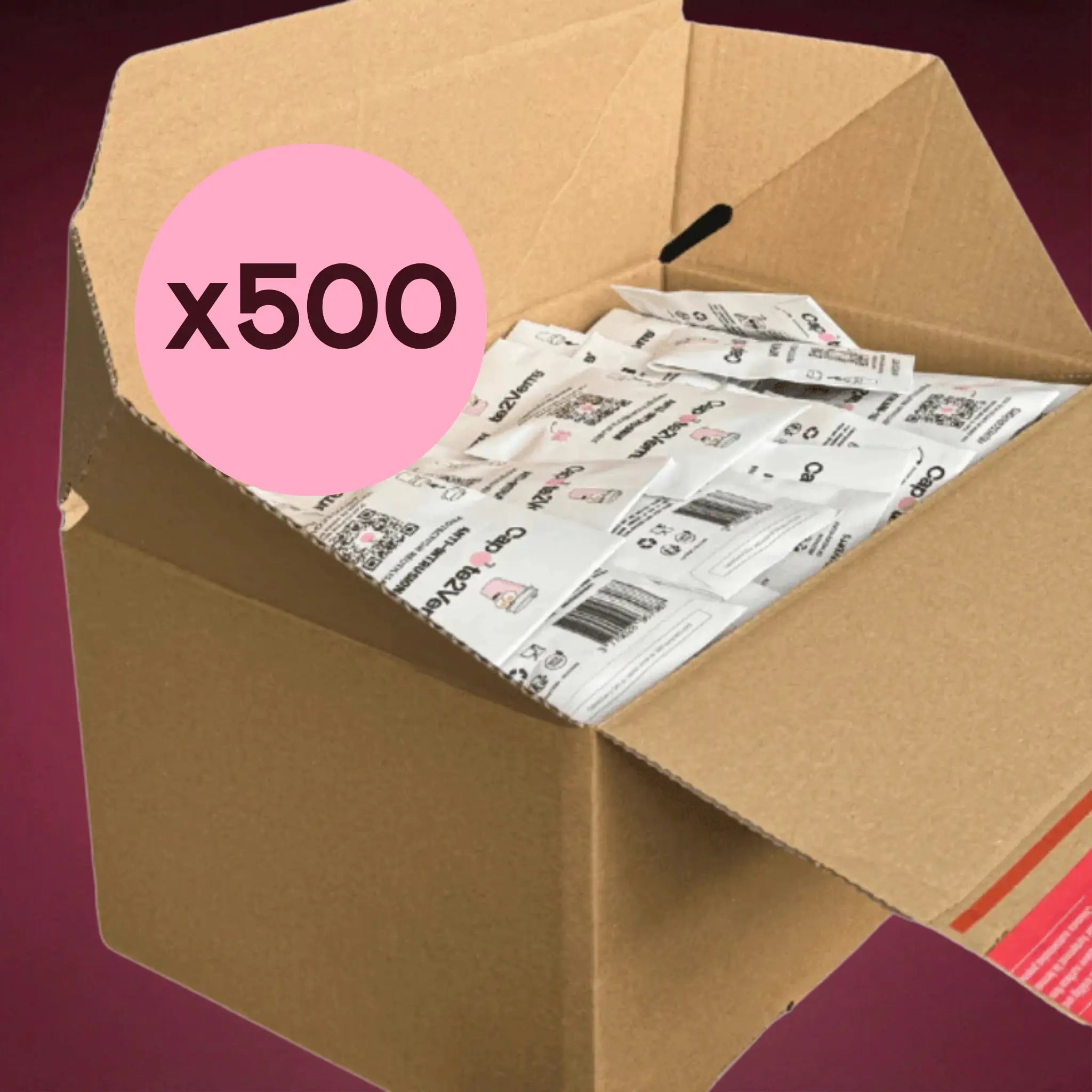 Box of 100 to 1000 Capote2Verre® - Professional Anti-Drug Drink Covers