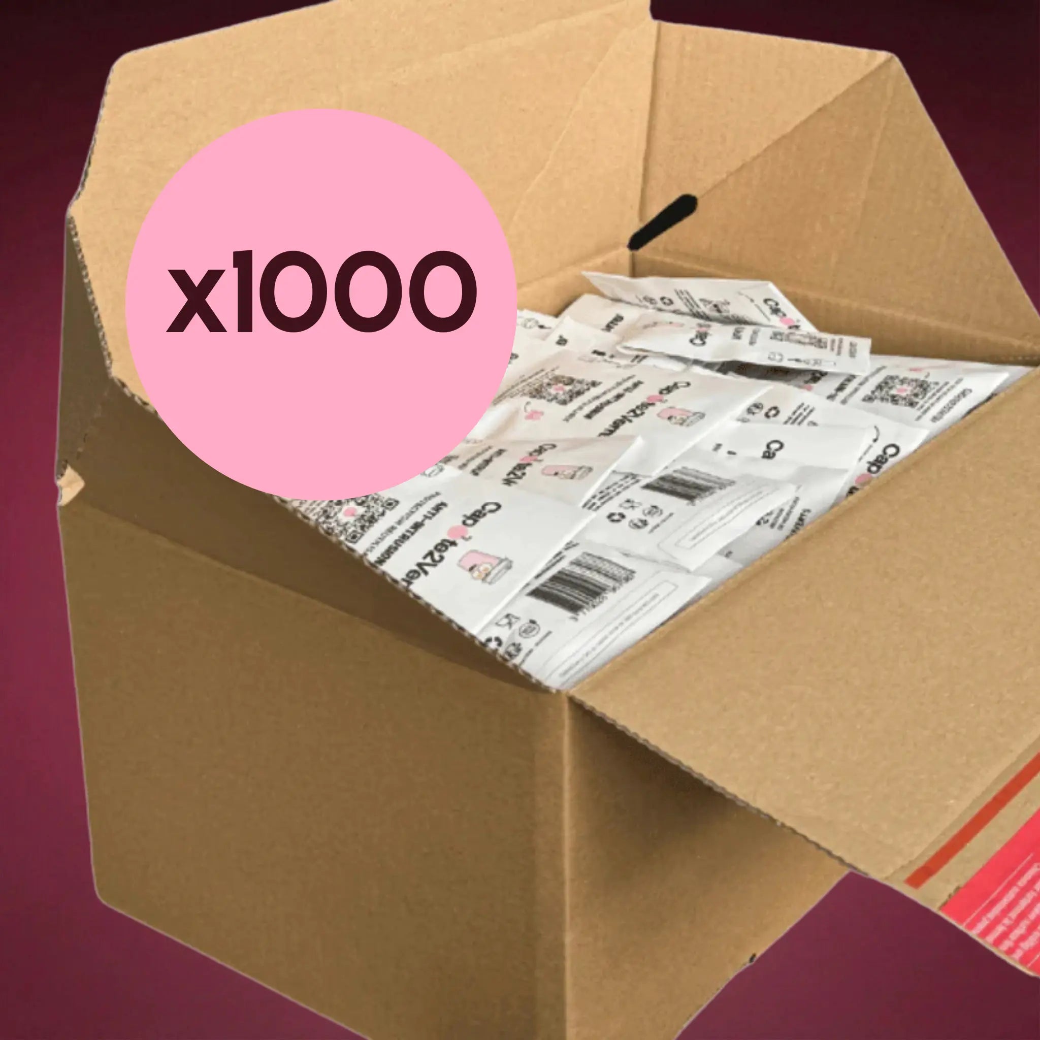 Box of 100 to 1000 Capote2Verre® - Professional Anti-Drug Drink Covers