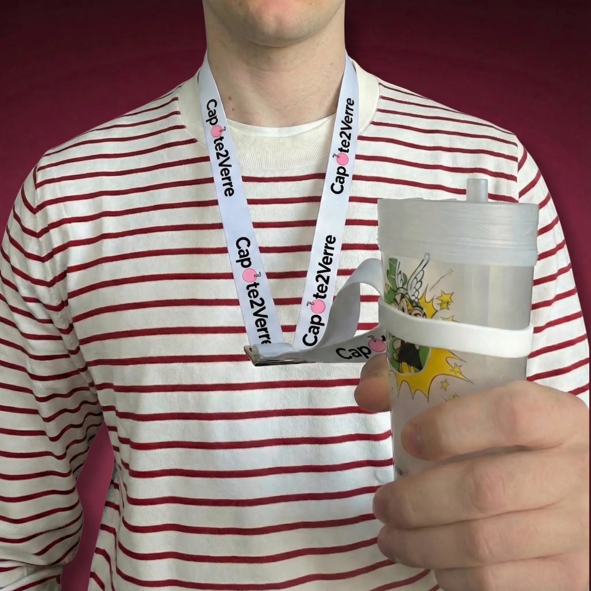 Tour2Cou - Κολιέ θήκη ποτηριού φεστιβάλ και βραδιάς