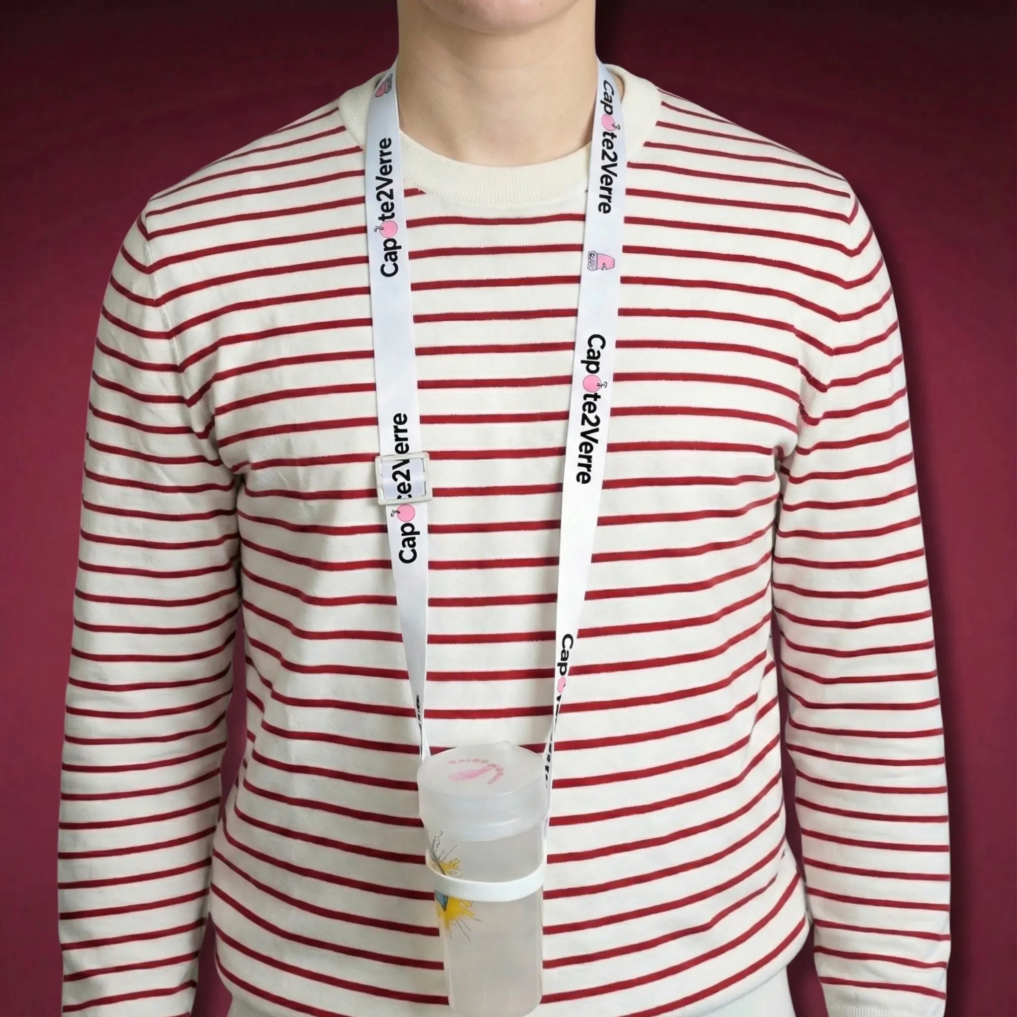 Tour2Cou - Collier porte-gobelet et porte-verre pour festival et soirée