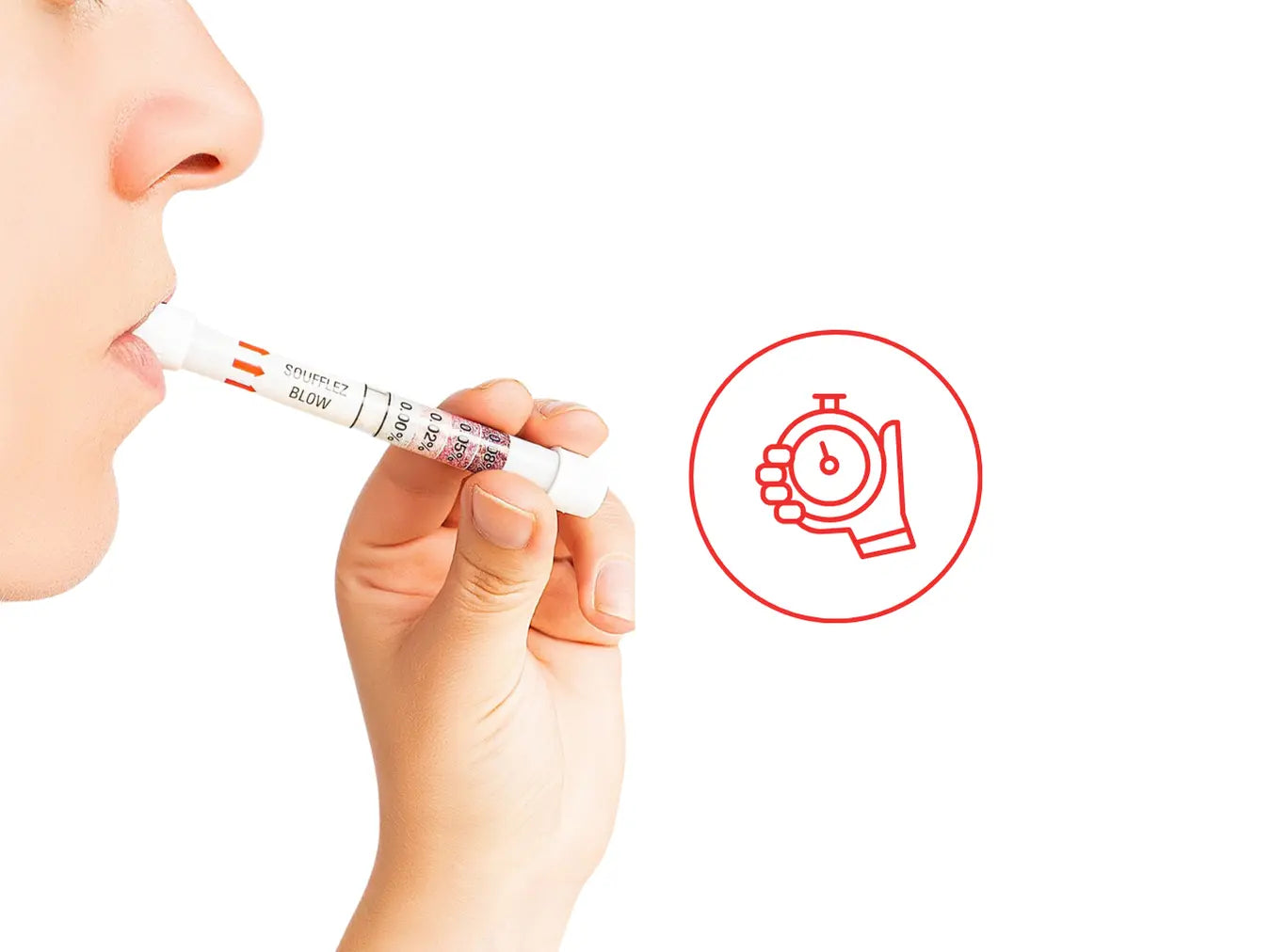 Boîte de 30 EthyloCheck™ – Éthylotests jetables préventifs (0,0 g/L à 0,8 g/L) – Prévention & Alcool
