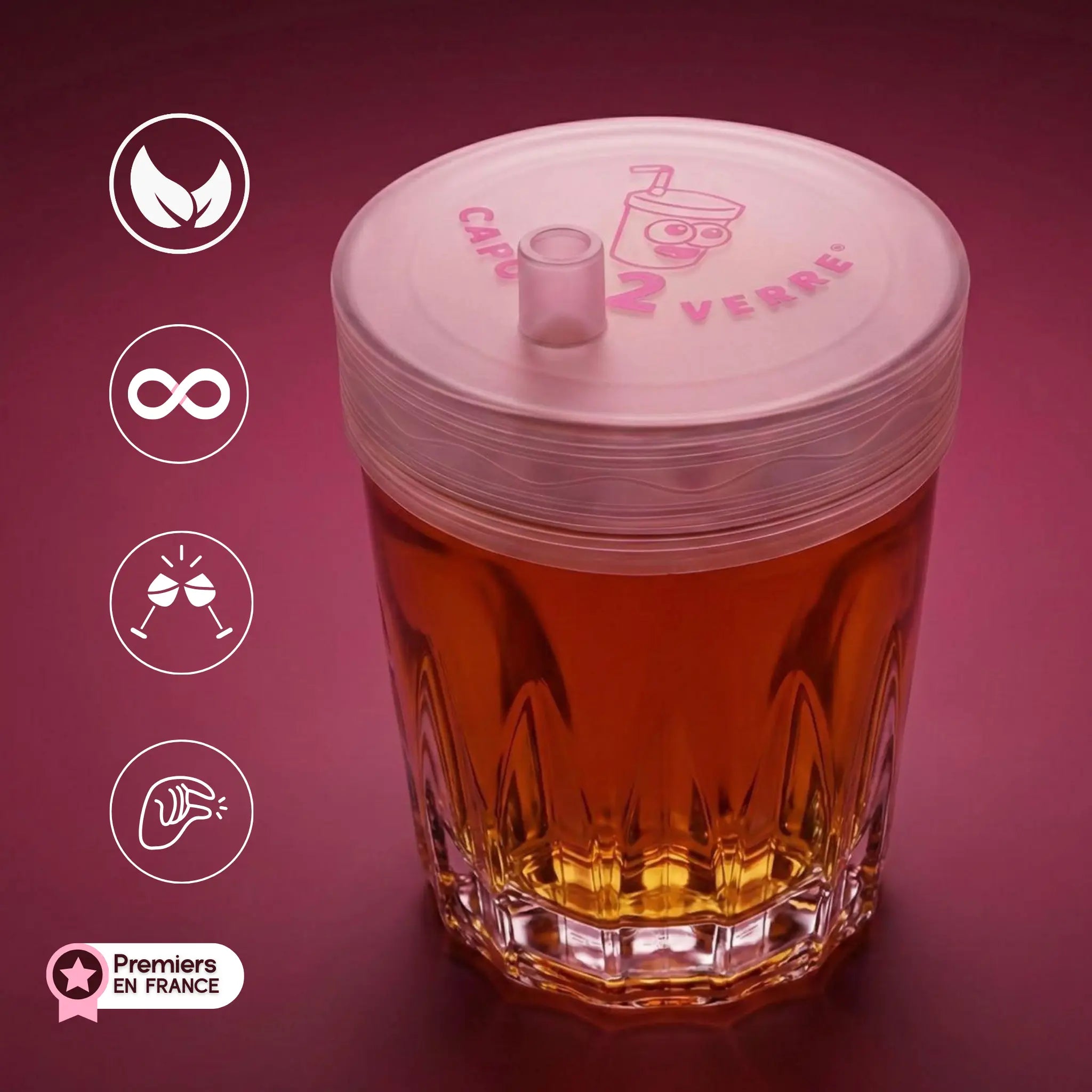 Capote2Verre® - protection pour verre anti-drogue