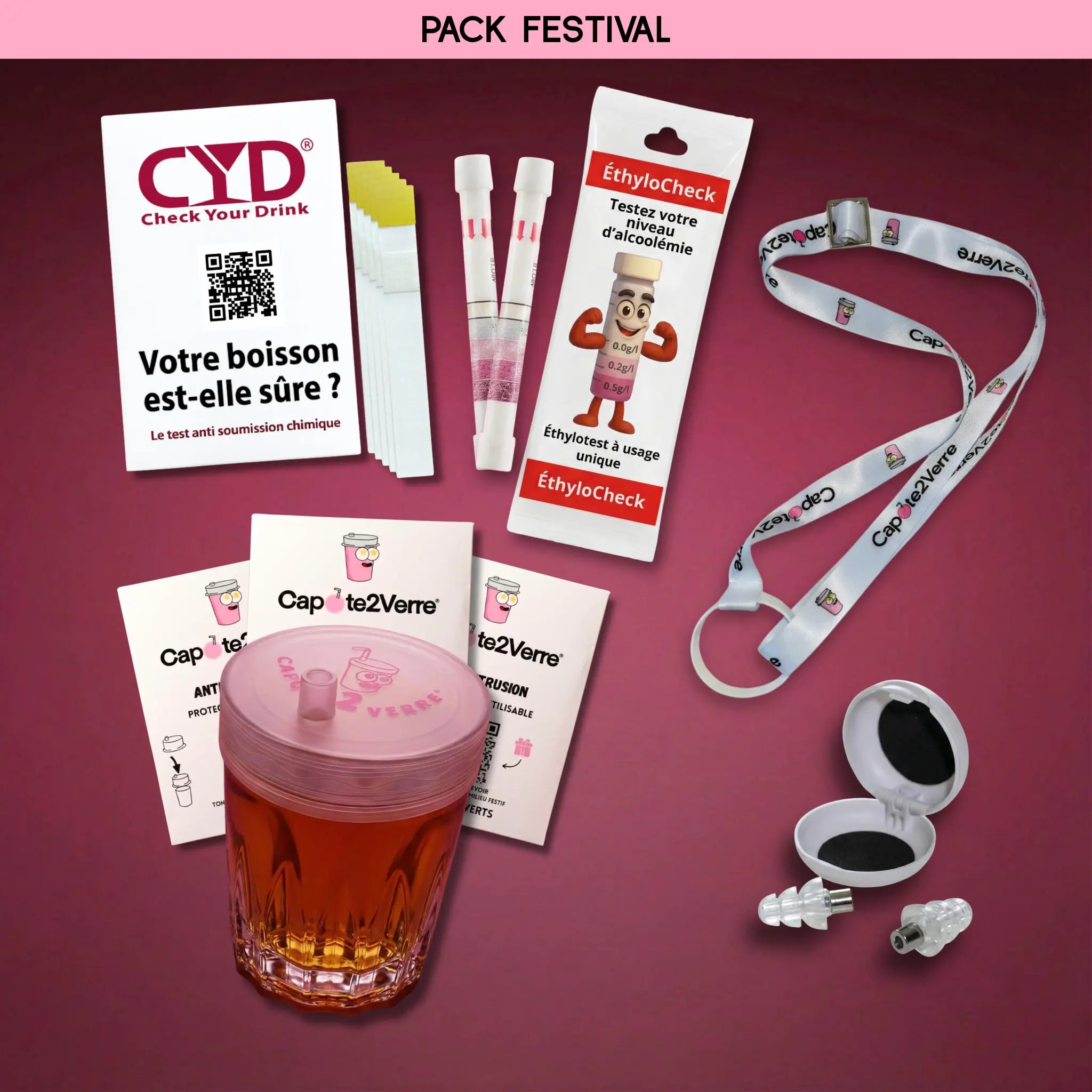 Pack Prévention en soirée : choisissez votre protection