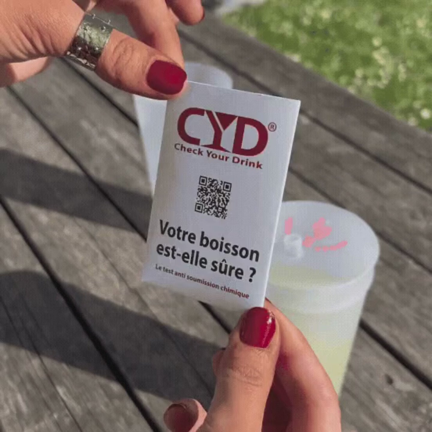 Ladda video: CYD narkotikatest: drogdetektering - mot droger i dryck