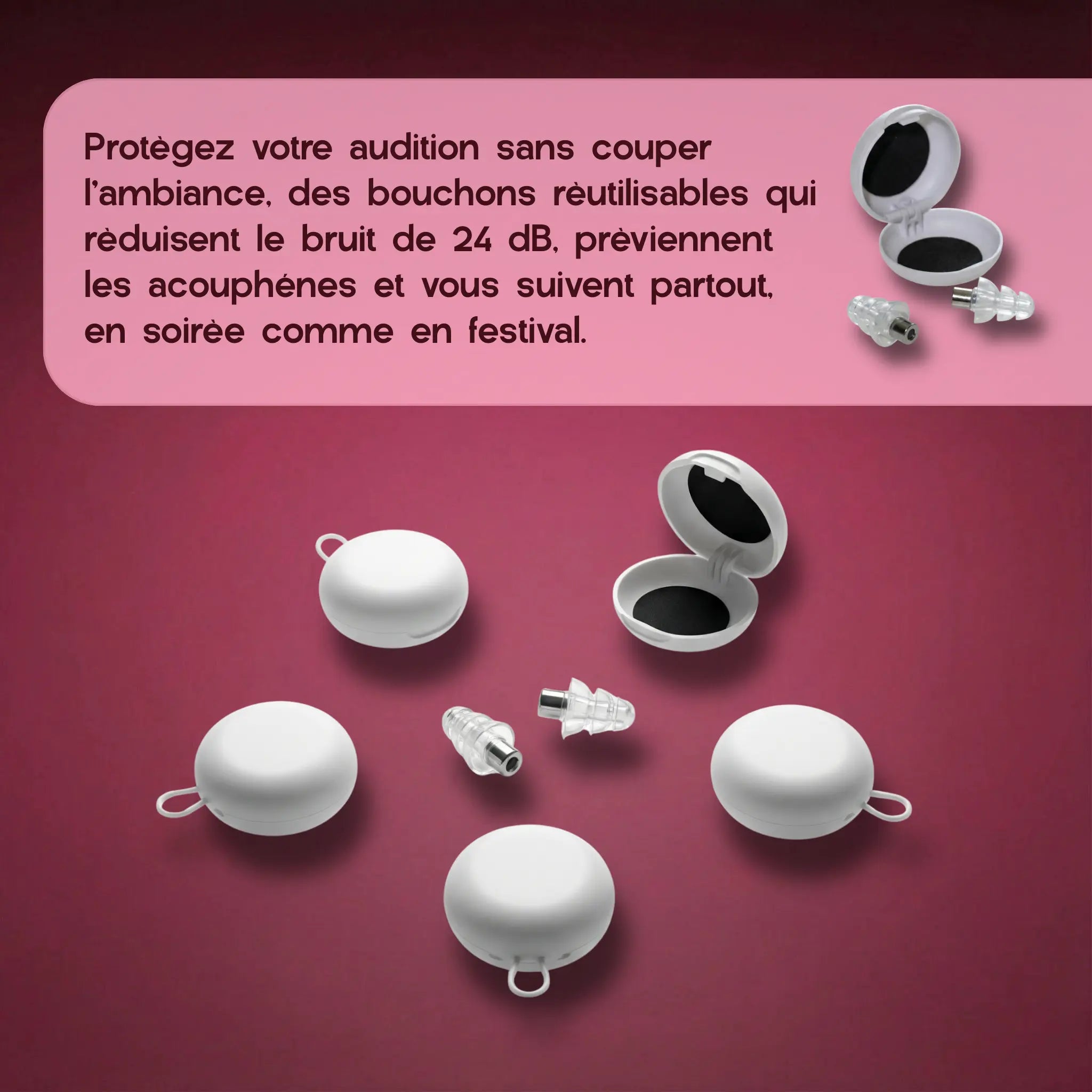 DeciBlock - ωτοασπίδες φεστιβάλ (-24db)