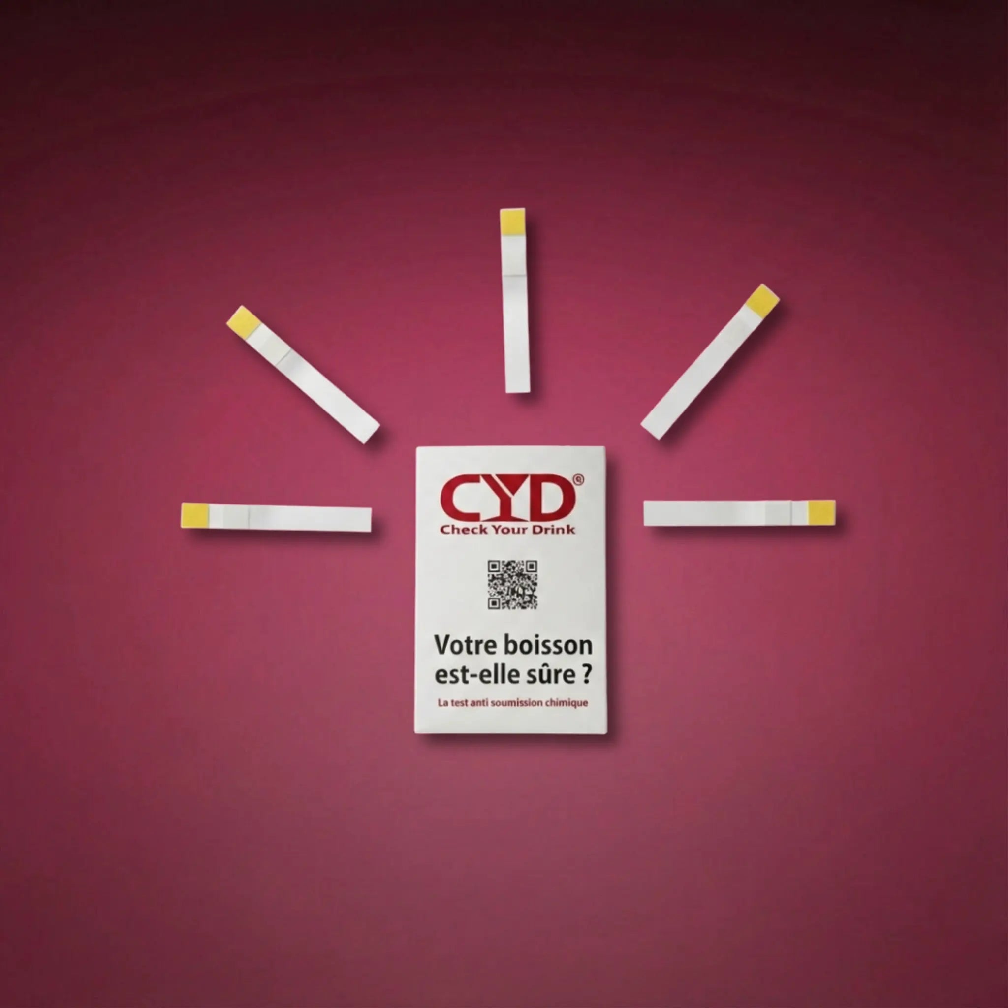 Test CYD : détection des drogues - anti soumission chimique