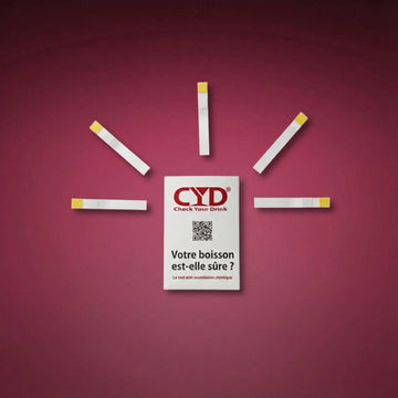 Test CYD : détection des drogues - anti soumission chimique