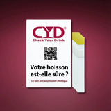 Test CYD : détection des drogues - anti soumission chimique