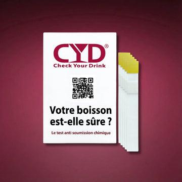 Test CYD : détection des drogues - anti soumission chimique