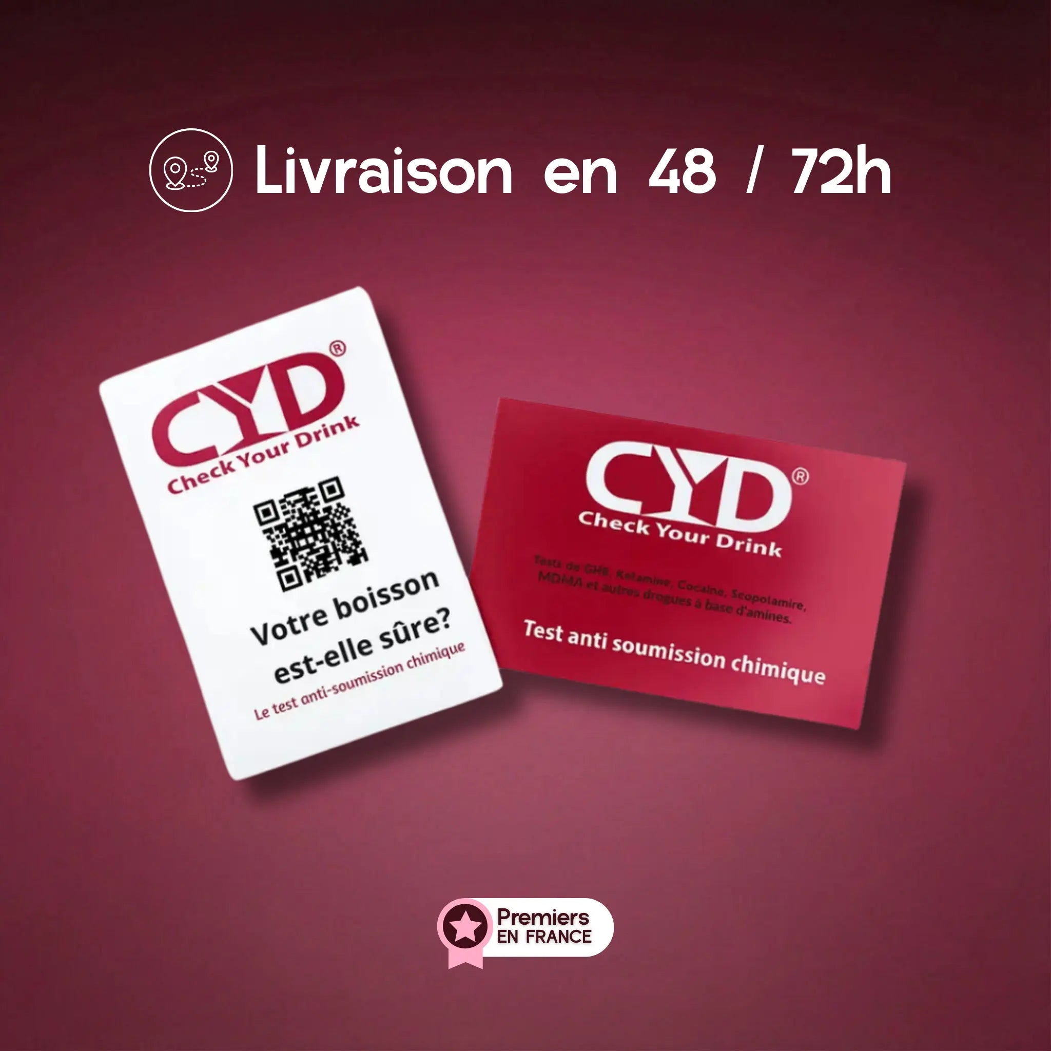 Doos met 125 CYD drugstest